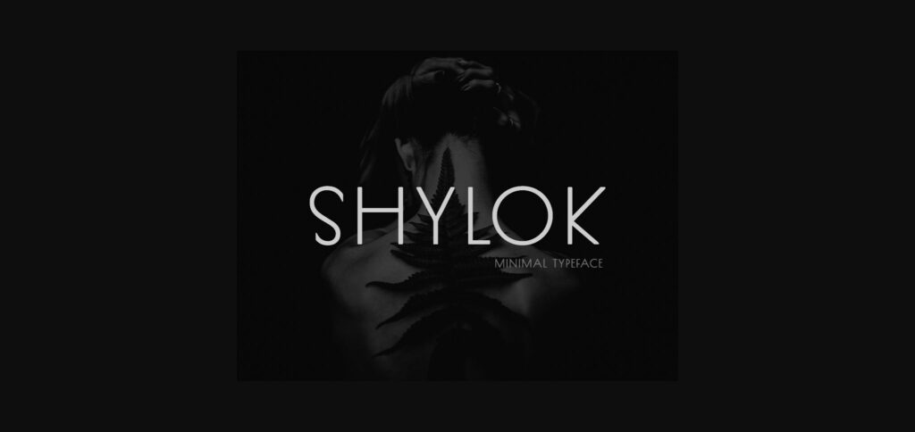 Shylok Font Poster 3