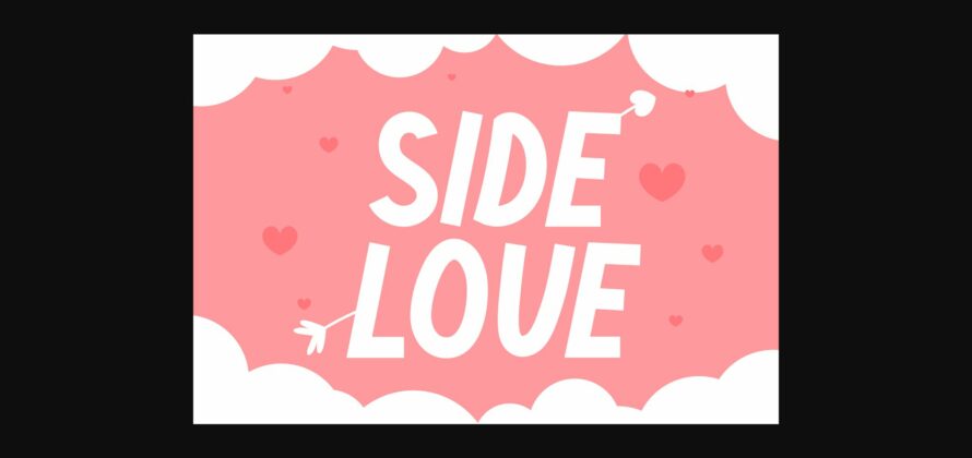 Side Love Font Poster 3