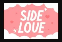 Side Love Font Side Love Font Poster 1