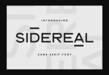 Sidereal Font Poster 1