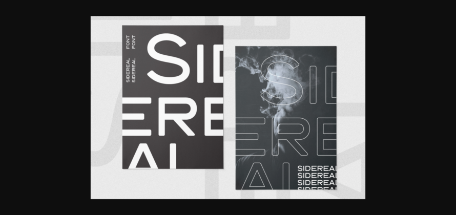 Sidereal Font Poster 6