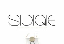 Sidiqie Family Font Poster 1