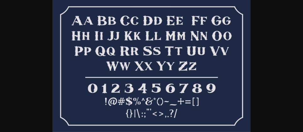 Sieber & Satire Font Poster 4