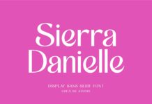 Sierra Danielle Font Poster 1