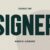 Signer Font