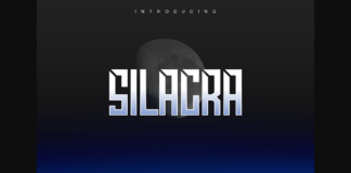 Silacra Font Poster 1