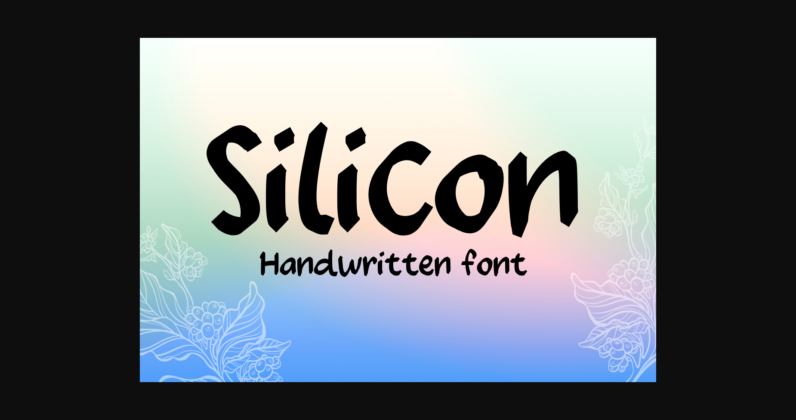 Silicon Font Poster 3