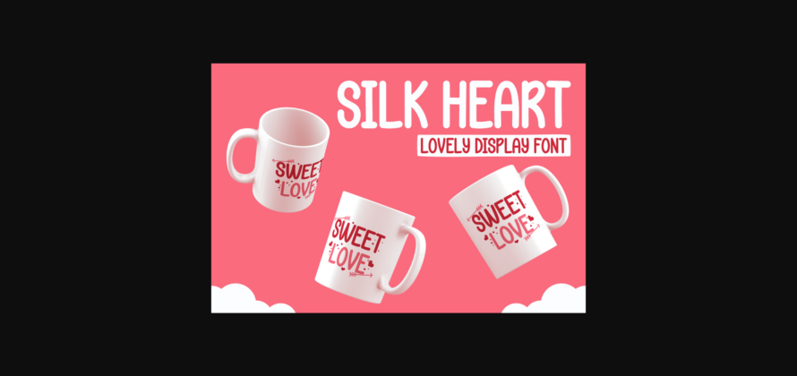 Silk Heart Font Poster 9