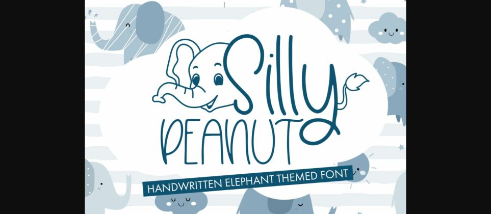 Silly Peanut Font Poster 3