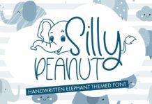 Silly Peanut Font Poster 1