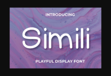 Simili Font Poster 1