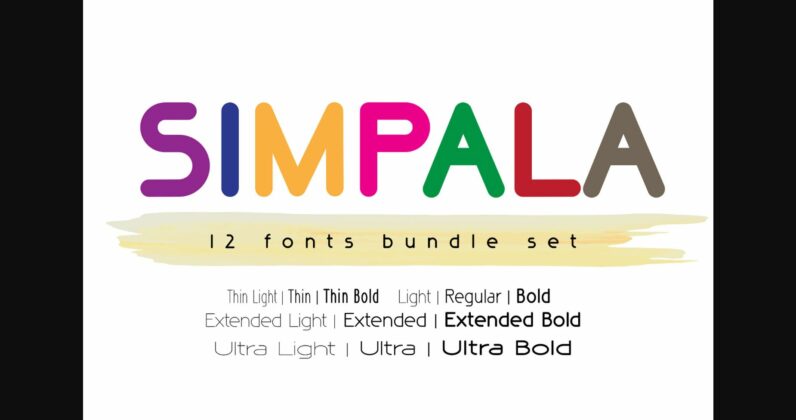 Simpala Font Poster 3