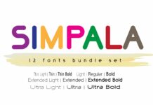 Simpala Font Poster 1
