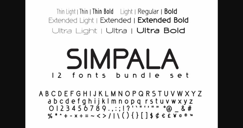 Simpala Font Poster 6