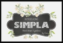 Simpla Font Poster 1