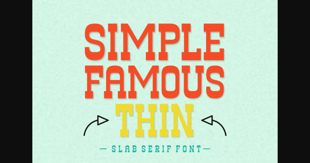 Simple Famous Thin Poster 3