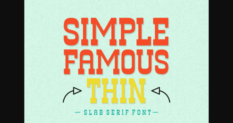 Simple Famous Thin Poster 3