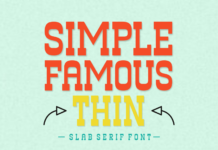 Simple Famous Thin Poster 1