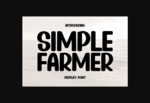 Simple Farmer Font Poster 1