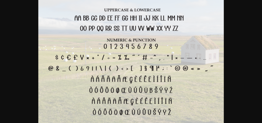 Simple Farmhouse Font Poster 9