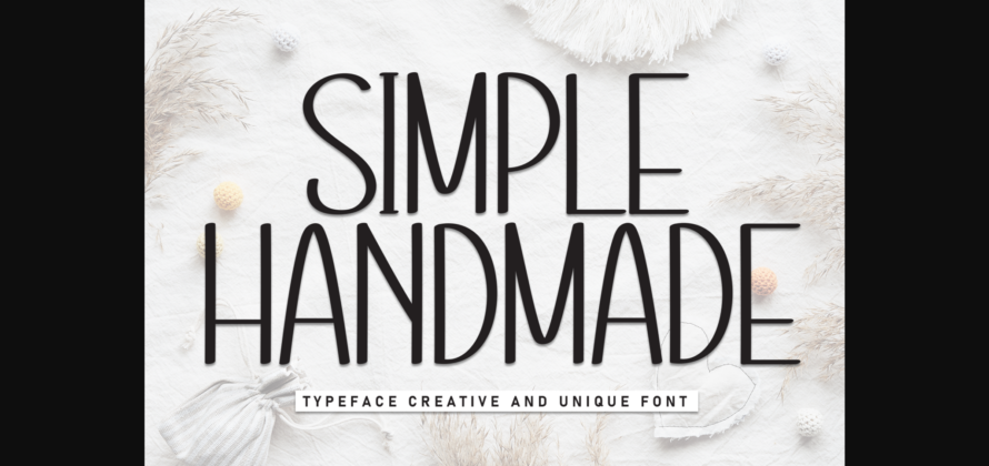 Simple Handmade Font Poster 3