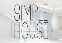 Simple House Font Poster 1