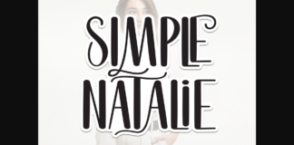 Simple Natalie Font Poster 1