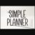 Simple Planner Font