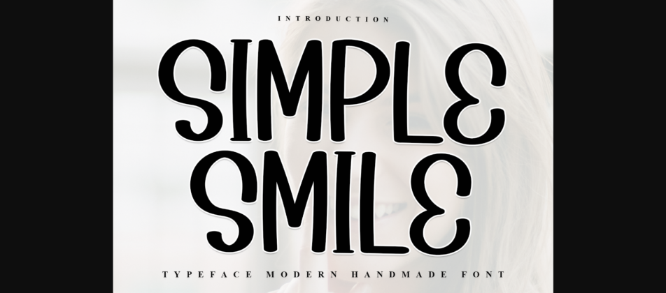 Simple Smile Font Poster 3