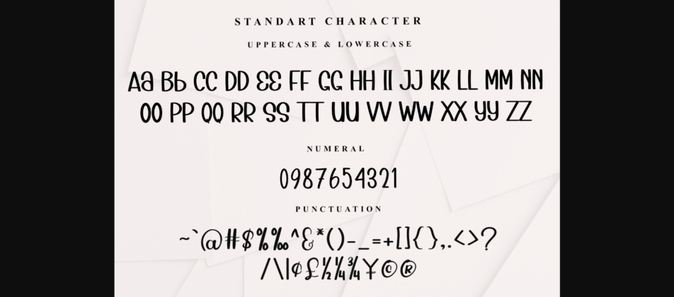 Simple Smile Font Poster 7