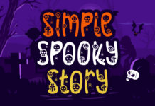 Simple Spooky Story Font Poster 1