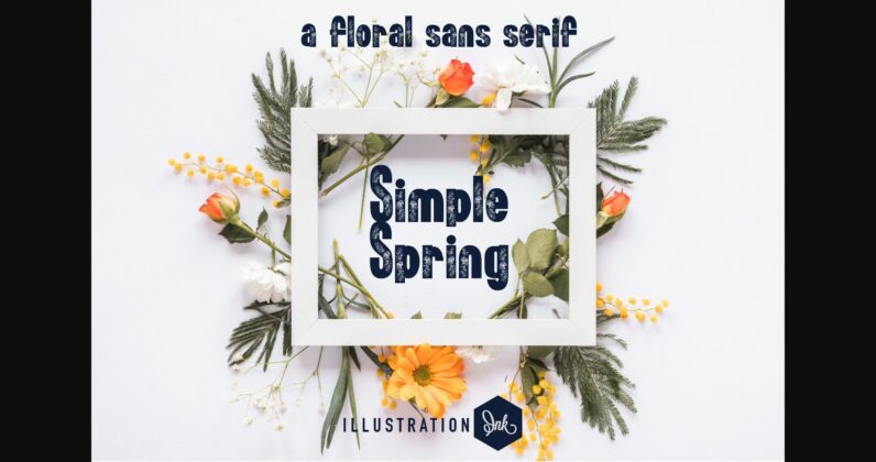 Simple Spring Font Poster 3