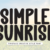Simple Sunrise Font