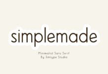 Simplemade Font Poster 1