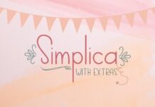 Simplica Font Poster 1