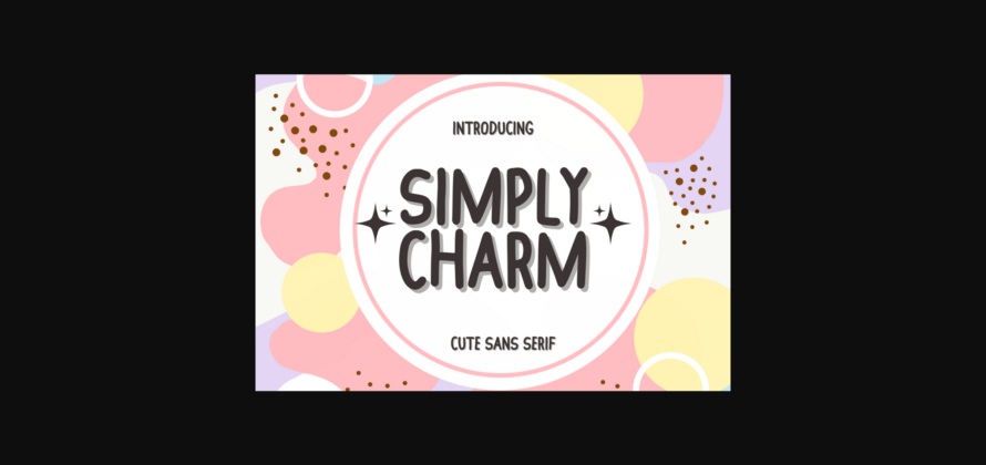Simply Charm Font Poster 3