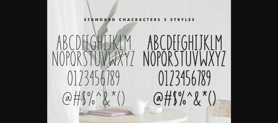 Simply Charming Font Poster 4