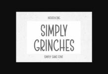 Simply Grinches Font Poster 1