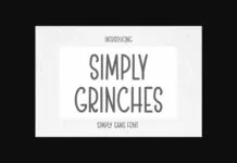 Simply Grinches Font Simply Grinches Font Poster 1