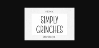 Simply Grinches Font Poster 1