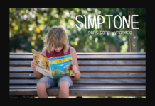 Simptone Font Poster 1