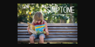 Simptone Font Poster 1