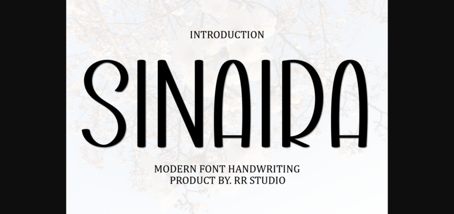 Sinaira Font Poster 3