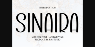 Sinaira Font Poster 1