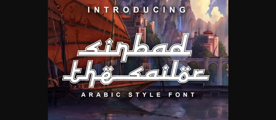 Sinbad the Sailor Font Poster 1