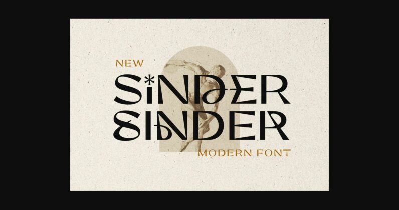 Sinder Font Poster 3