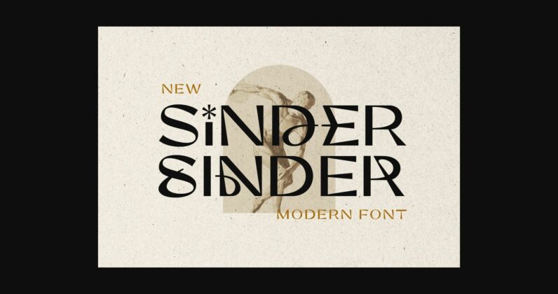 Sinder Font Poster 1