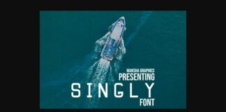 Singly Font Poster 1