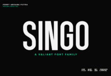 Singo Font Poster 1