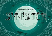 Sinister Font Poster 1